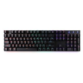 앱코 HACKER K640 축교환 레인보우 LED 게이밍 기계식 블랙 (청축)