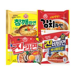 진라면 5봉 + 진비빔면 4봉 + 참깨라면 4봉 + 김치라면 5봉[33009388]