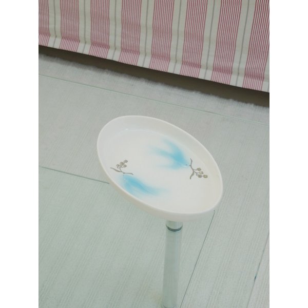 blue birds dish (plaltinum)