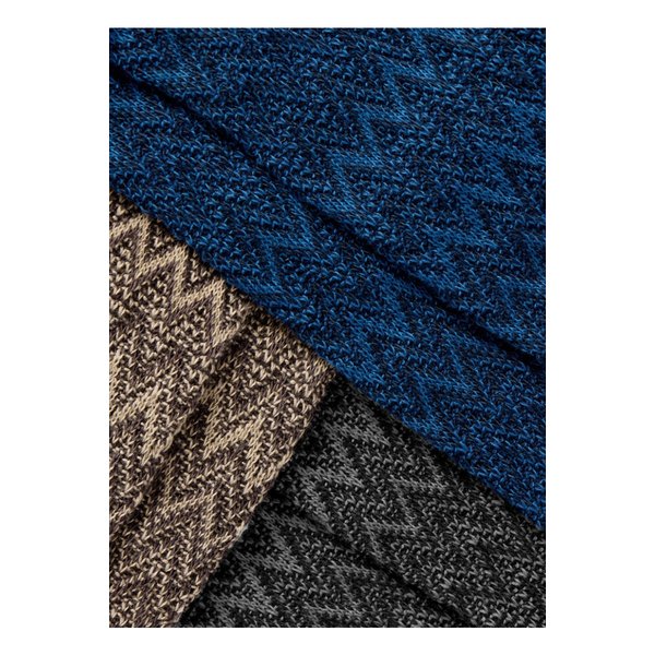 크로셰 니트 코튼 혼방 양말 3p 세트 멀티컬러 46376663162948279