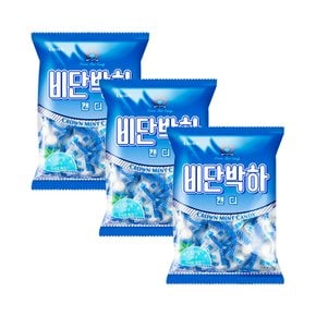 크라운 비단박하캔디 140g x 3개 / 박하사탕