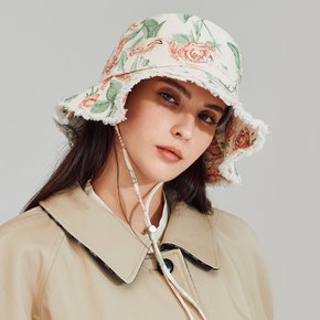 셀리나 로즈패턴 버킷햇 (2colors)