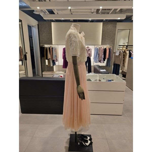 [파주점] 세트 플라워 레이스 블라우스 + 시폰 스커트 JS3B0BL413,JR3A0SK191