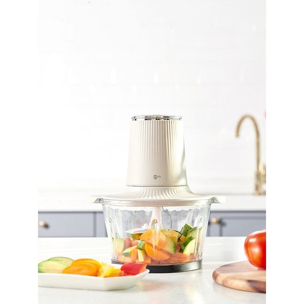 멀티 야채다지기 2L 전동 쵸퍼 글라스 스텐 분쇄기 미니 믹서기 마늘박피기