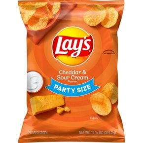[해외직구] 레이즈  레이즈  체다  &  사워  크림  맛  감자  칩  파티  사이즈  354.4g  가방