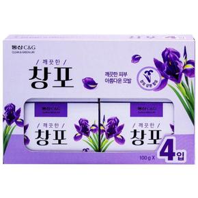 [에뚜알레브] 클리오 동산 CnG 창포비누 100g x 4개입 (S10713271)