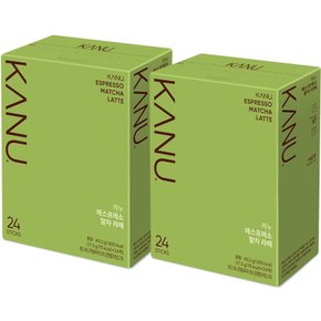 맥심 카누 말차 라떼 24T x 2개