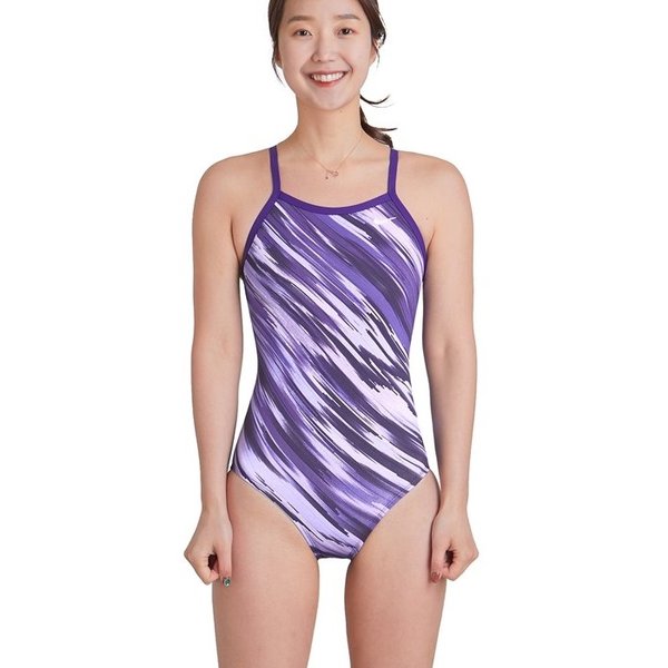 나이키스윔 Nike Swim 나이키 여성수영복 스카이스트라이프 레이서백 자수 앤 로우컷 /Nessa043-536:: 위메프