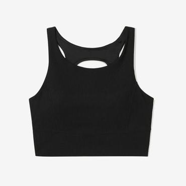 휠라 FILAFIT 여성 기본 골지 브라탑 (FS2ITE3251F_BLK)