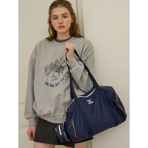 [Large] Logo sports duffel bag_ Navy