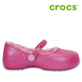 아동 샌들  H12  203512 6U9 Kids Crocs Karin Fuzz Lined Clog Party Pink_P369334010