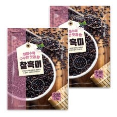 밥선생 24년 햇곡 찰흑미 4kg (2kg2봉)
