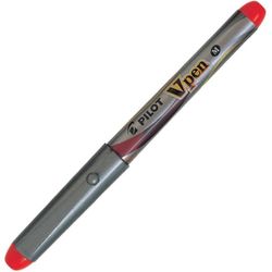 PILOT VPen Füllhalter – Feder 0,4 Mm, Violett, Silberner Korpus, Nicht Wiederaufladbar