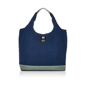 일본 리 에코백 Lee Logo Patch Tote Bag Denim Material Multifunctional Interior Dividers La