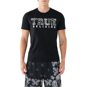 이스퀘어 4803723 True Religion Brand Jeans Paisley Logo Graphic T-Shirt