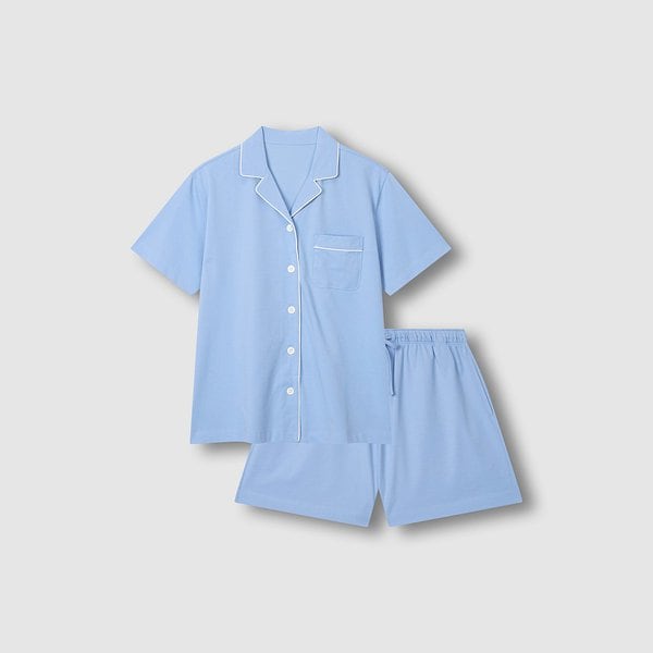 여 JAJU AIR 코튼 3부 파자마 세트 J216201073051