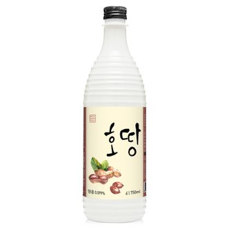  배혜정도가농업법인 호땅 6도 750ml 호도 땅콩 막걸리형 전통주