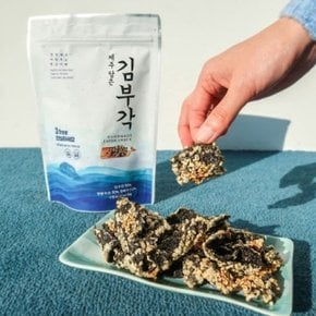 블랙푸드 자꾸만 손이가는 건강 간식 수제 김부각 (35g x 4봉)