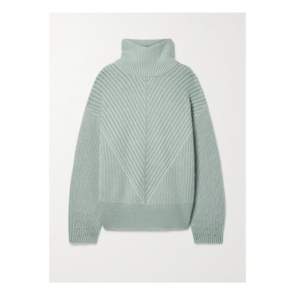 홀덴 Ribbed-knit Turtleneck Sweater 그레이 그린 43769801098503593