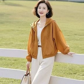 올데이 라이크 경량 바람막이 집업 점퍼 잠바 여름 후디 자켓 비치 수영복 봄 가을 아우터 여성