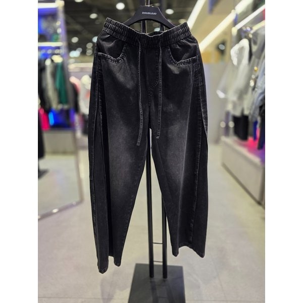 [시흥점] 26`워싱 사이드절개 얇은데님 팬츠(블랙)/JHZZ80414BK