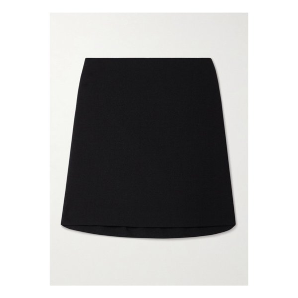 마티유 넷 서스테인 울 혼방 크레이프 미니 스커트 블랙 1647597333951296