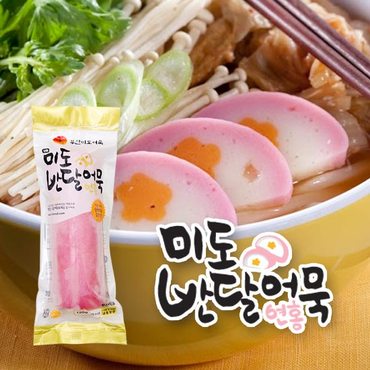 미도식품 냉동 반달어묵 연홍 120g
