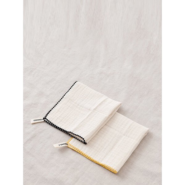 디테일 거즈 손수건