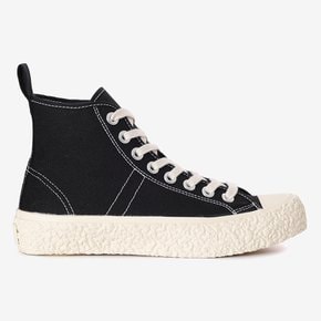 (High Top Trainers) YMC 데일리 컴포트 솔 하이탑 스니커즈 SYMU231KR04-BLK