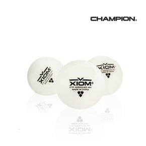 참피온 엑시옴 V ITTF 40+ ABS 탁구공 (6입)