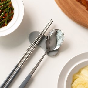 국산 플라이토 실리콘 누비 수저받침대