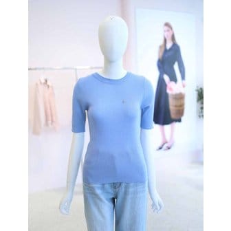 올리브데올리브 [여주점] 여성 골지 라운드 반팔 니트 YK6MP648