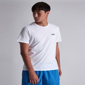 [23SS] [Barbour] 남성 화이트 B.Intl 에센셜 스몰로고 티셔츠 (URTS3E016WT)