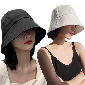 코튼 여자 벙거지모자 여름 버킷햇 챙넓은 자외선차단 ODM-BUCKET01