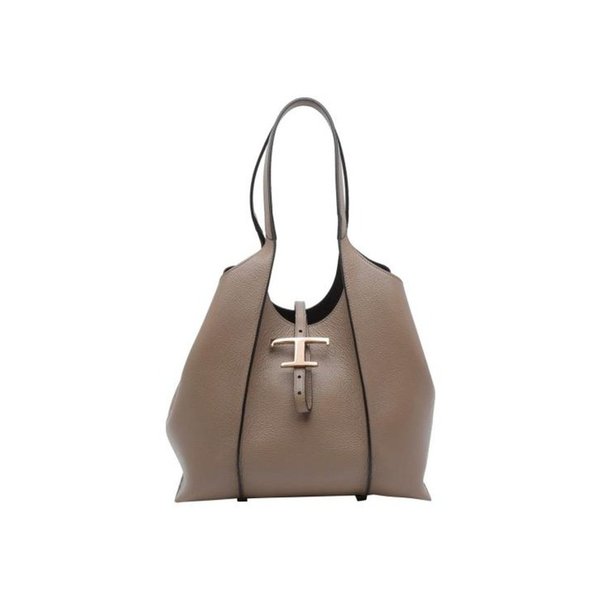 26SS 토즈 T 타임리스 쇼퍼 백 스몰 XBWTSBA0200XSO C413 BROWN DOM