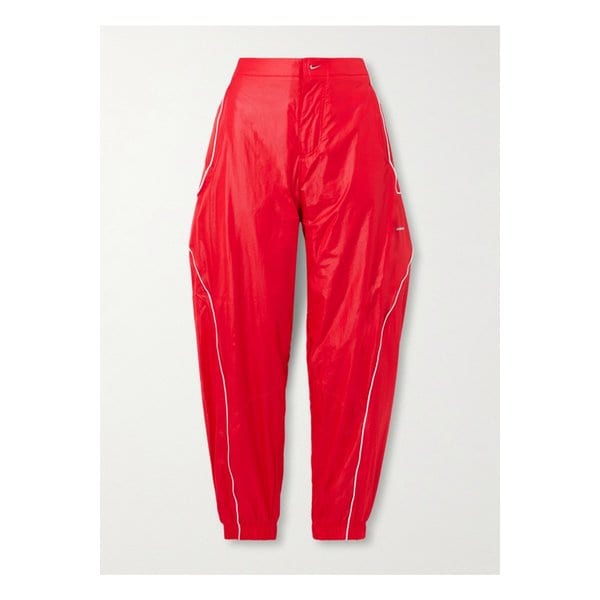 자크뮈스 Nrg 스트라이프 셸 테이퍼드 트랙 팬츠 레드 1647597349221296