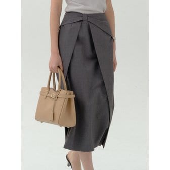 플로움 Classic Ribbon Pleats Skirt(2Color)