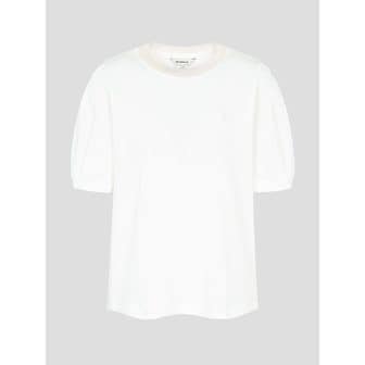 빈폴레이디스 피케 반소매 볼륨 블라우스  아이보리 (BF5642C010)