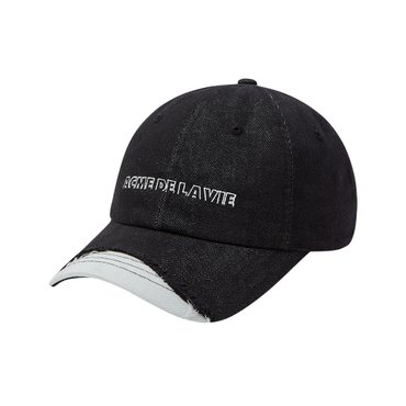아크메드라비 로고-캡-데미지워싱데님포인트DAMAGE WASHING DENIM POINT BALL CAP