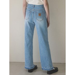 24SS Rohan wide boots cut denim pants_Lihgt blue