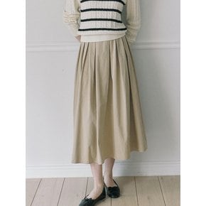 Jane Flared Skirt - Beige