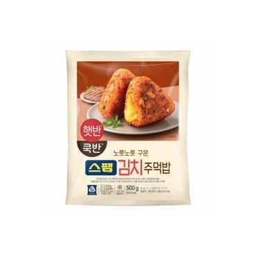  CJ 햇반 쿡반 냉동 스팸김치 주먹밥 500g 4개