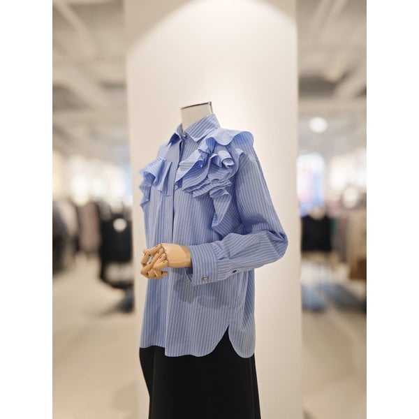 [파주점] [더아이잗컬렉션]러플 디테일 셔츠 블라우스 CR3A0BL711