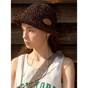 Gardener hat : Wood brown