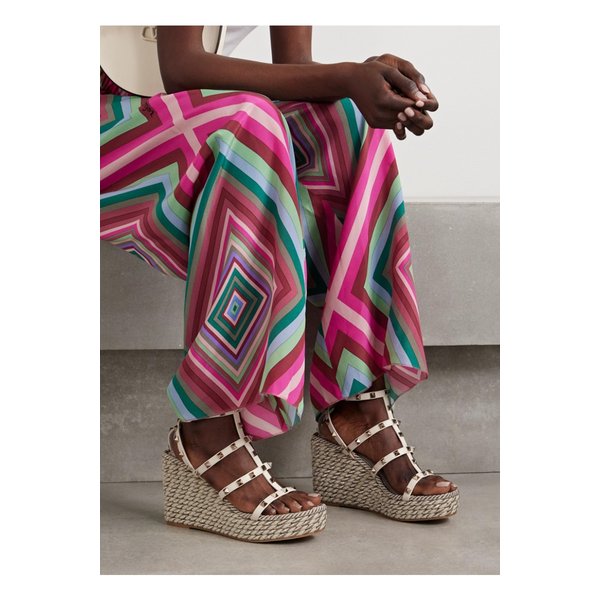 락스터드 토르숑 105 가죽 에스파드리유 웨지 샌들 1647597350077571