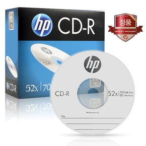 HP CD-R 52x 700MB 80min 슬림 1장