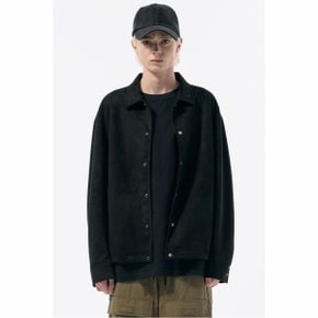 Black Soft Touch Outer Shirt_CWSAW24302BKX