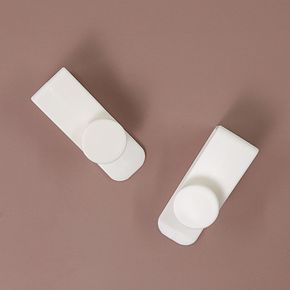 행거 옷장 옷걸이 욕실 수납장 도어 후크 2p