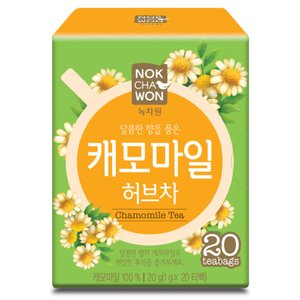  녹차원 캐모마일 허브차 20티백