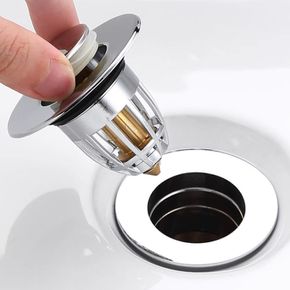 교체 B형 만능 폽업 똑딱이 욕실물막이 세면대물마개
